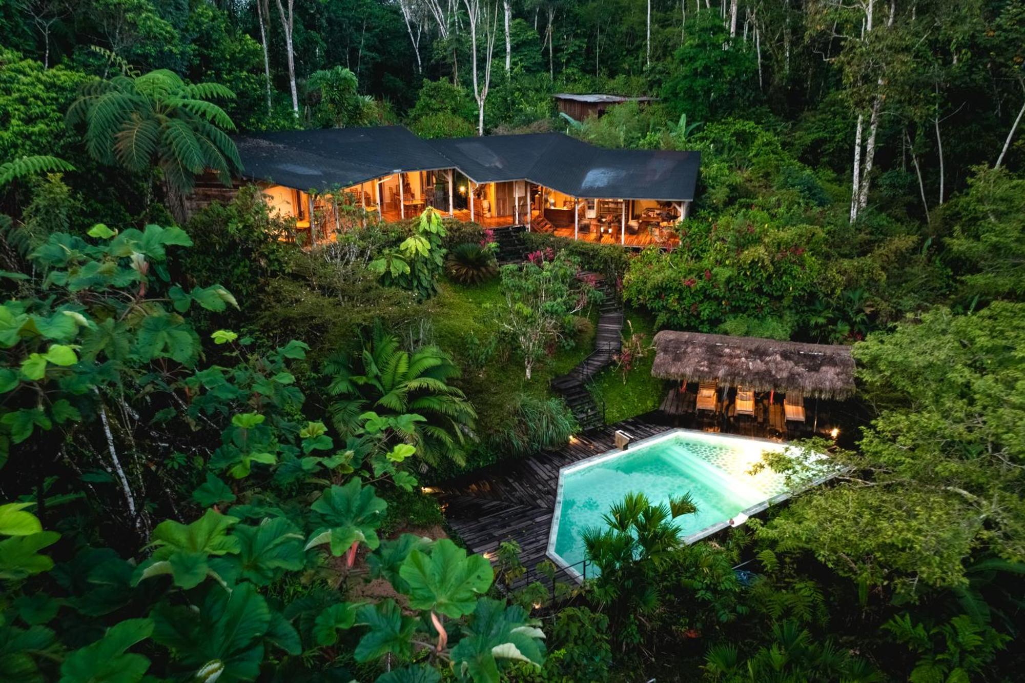 Hamadryade Lodge Puerto Misahuallí المظهر الخارجي الصورة